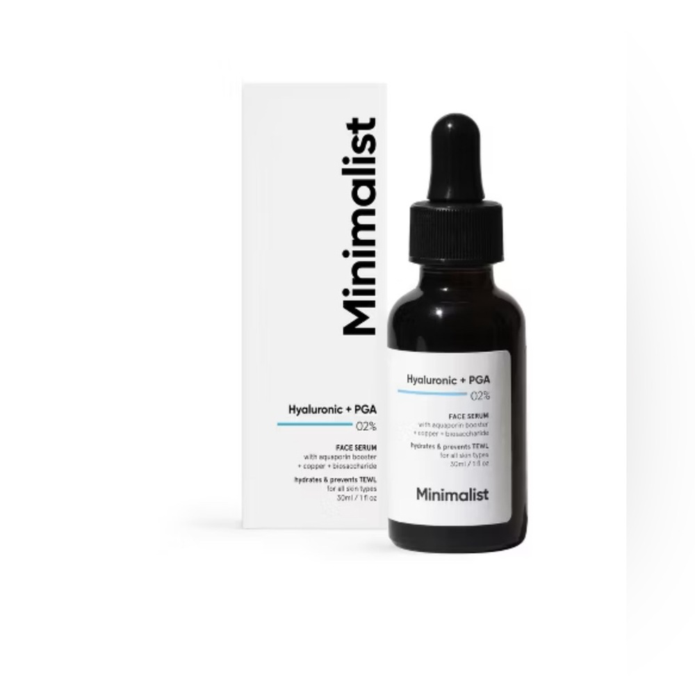 Minimalist Hyaluronic Acid + PGA 2% Face Serum - 1 fl oz